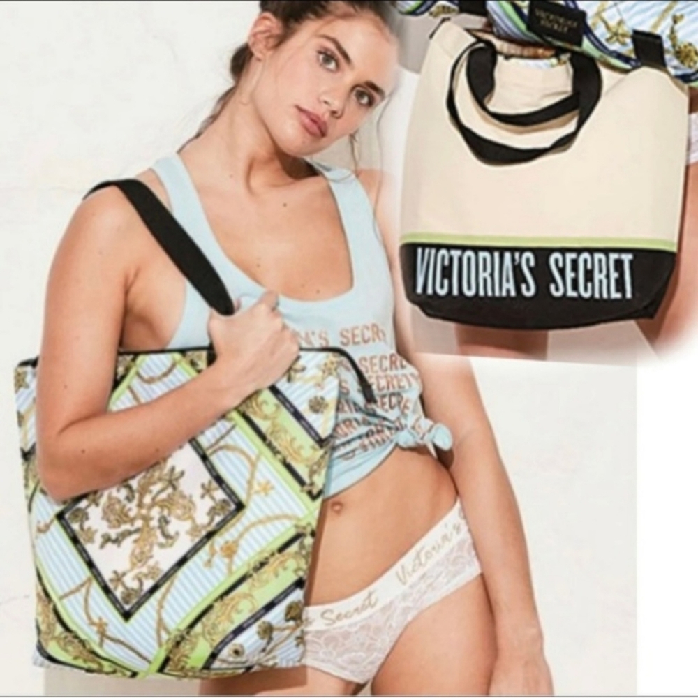 VICTORIA SECRET 2 in 1 Canvas Cooler Tote